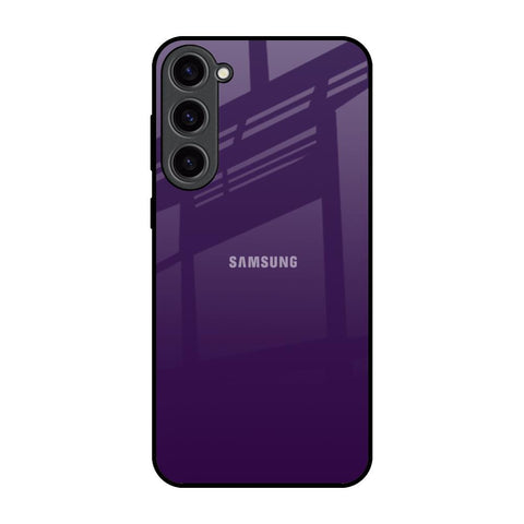 Dark Purple Glossy Case for Samsung Galaxy S23 Plus 5G