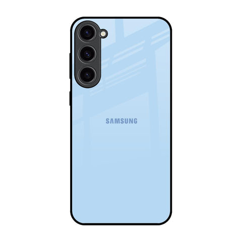 Pastel Sky Blue Glossy Case for Samsung Galaxy S23 Plus 5G
