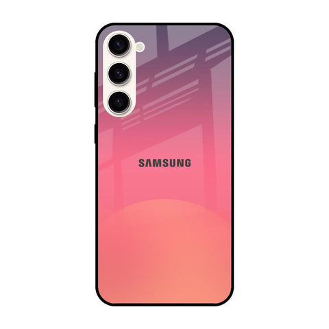 Sunset Orange Glossy Case for Samsung Galaxy S23 Plus 5G