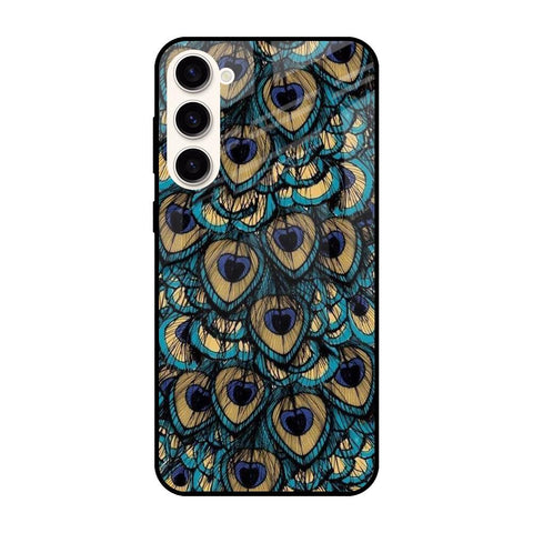 Peacock Feathers Glossy case for Samsung Galaxy S23 Plus 5G