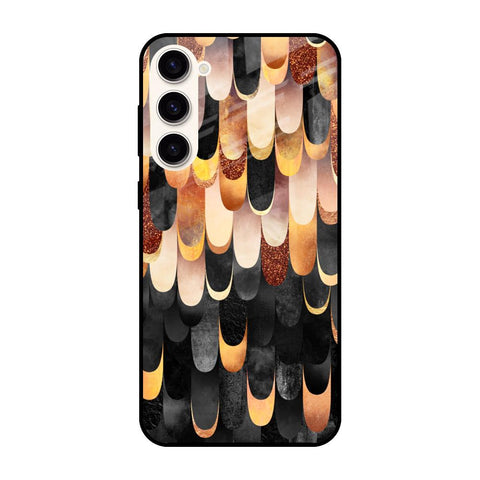 Bronze Abstract Glossy Case for Samsung Galaxy S23 Plus 5G