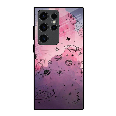 Space Doodles Glossy Case for Samsung Galaxy S23 Ultra 5G
