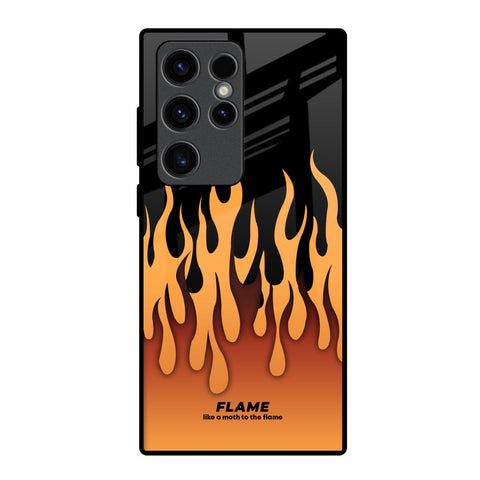 Fire Flame Glossy Case for Samsung Galaxy S23 Ultra 5G
