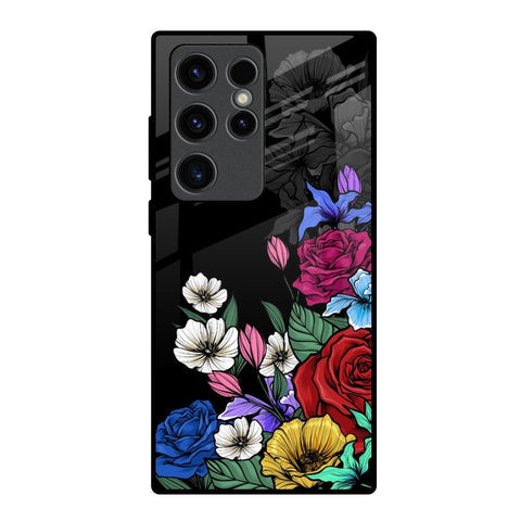 Rose Flower Bunch Art Glossy Case for Samsung Galaxy S23 Ultra 5G