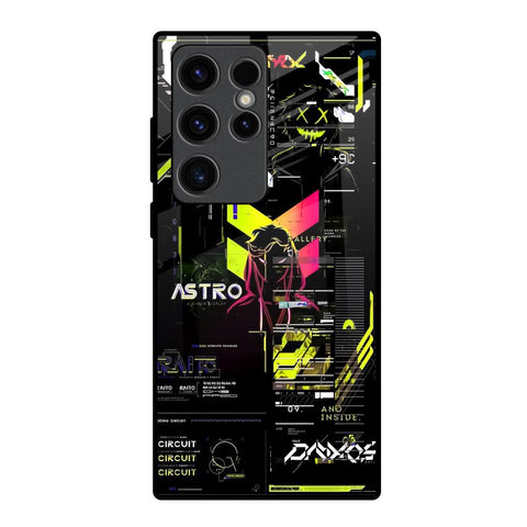 Astro Glitch Glossy Case for Samsung Galaxy S23 Ultra 5G