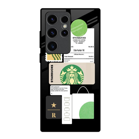 Coffee Latte Glossy Case for Samsung Galaxy S23 Ultra 5G