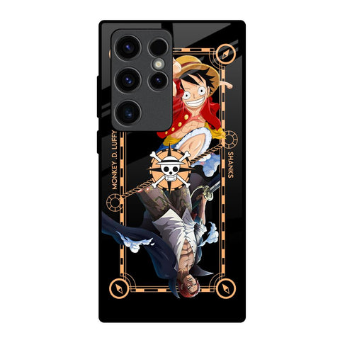 Shanks & Luffy Glossy Case for Samsung Galaxy S23 Ultra 5G
