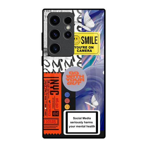 Smile for Camera Glossy Case for Samsung Galaxy S23 Ultra 5G