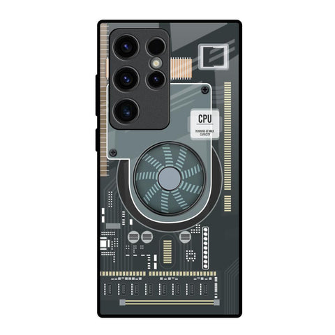 Motherboard Circuit Glossy Case for Samsung Galaxy S23 Ultra 5G