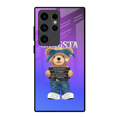 Gangsta Bear Glossy Case for Samsung Galaxy S23 Ultra 5G
