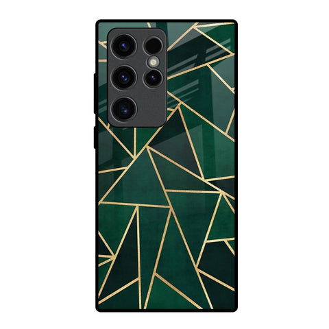 Abstract Green Glossy Case For Samsung Galaxy S23 Ultra 5G