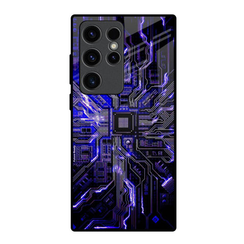 Techno Color Pattern Glossy Case For Samsung Galaxy S23 Ultra 5G