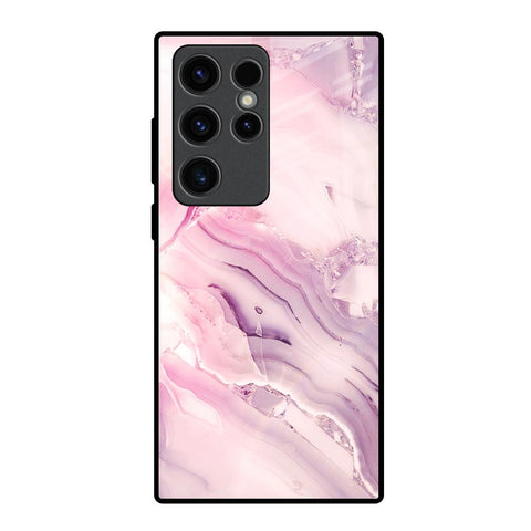 Diamond Pink Gradient Glossy Case For Samsung Galaxy S23 Ultra 5G