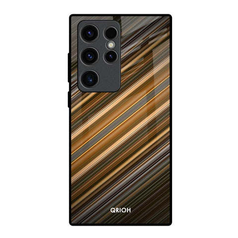 Diagonal Slash Pattern Glossy Case for Samsung Galaxy S23 Ultra 5G