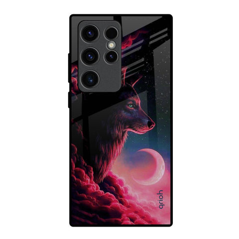 Moon Wolf Glossy Case for Samsung Galaxy S23 Ultra 5G
