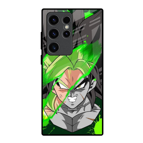 Anime Green Splash Glossy Case for Samsung Galaxy S23 Ultra 5G