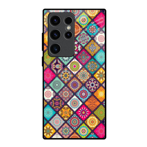 Multicolor Mandala Glossy Case for Samsung Galaxy S23 Ultra 5G