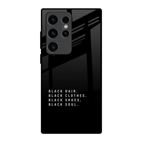 Black Soul Glossy Case for Samsung Galaxy S23 Ultra 5G