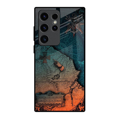 Geographical Map Glossy Case for Samsung Galaxy S23 Ultra 5G