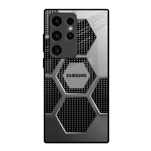 Hexagon Style Glossy Case For Samsung Galaxy S23 Ultra 5G