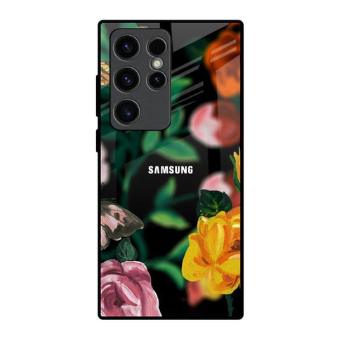 Flowers & Butterfly Glossy Case for Samsung Galaxy S23 Ultra 5G