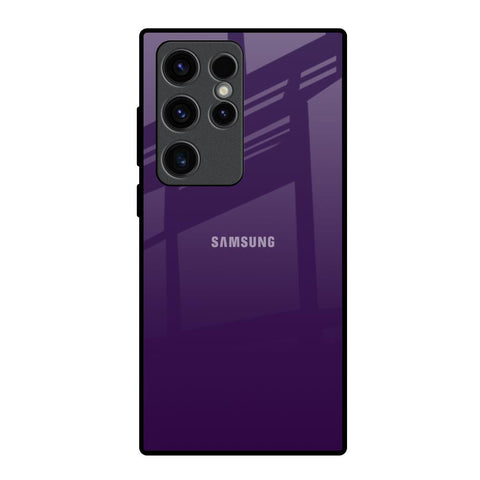 Dark Purple Glossy Case for Samsung Galaxy S23 Ultra 5G