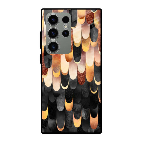 Bronze Abstract Glossy Case for Samsung Galaxy S23 Ultra 5G