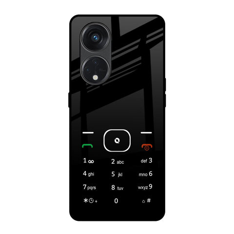 Classic Keypad Pattern Glossy Case for Oppo Reno8T 5G
