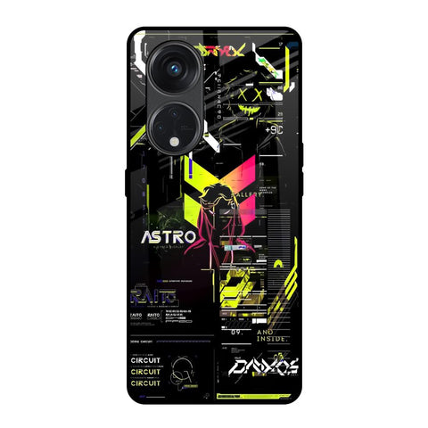 Astro Glitch Glossy Case for Oppo Reno8T 5G