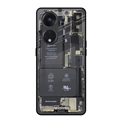Skeleton Inside Glossy Case for Oppo Reno8T 5G