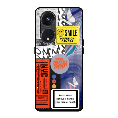 Smile for Camera Glossy Case for Oppo Reno8T 5G