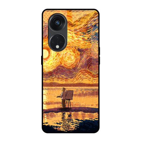 Sunset Vincent Glossy Case for Oppo Reno8T 5G