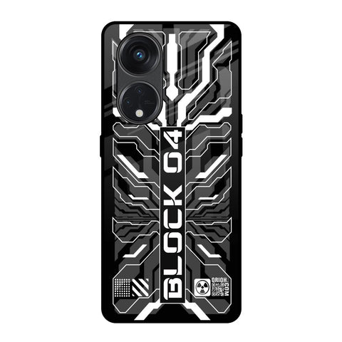 Monochrome Magic Glossy Case for Oppo Reno8T 5G
