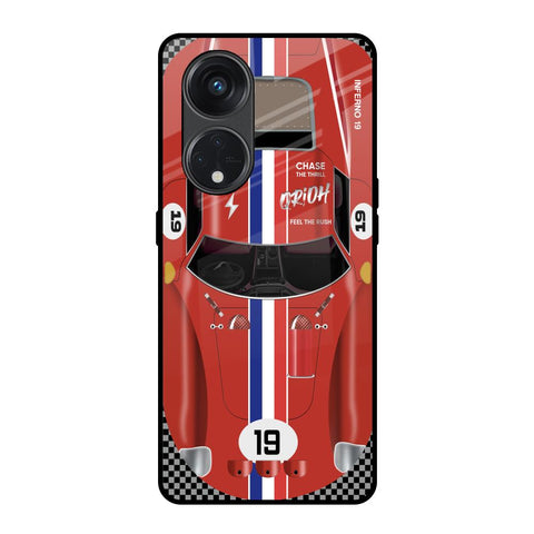 Racing Vintage Glossy Case for Oppo Reno8T 5G