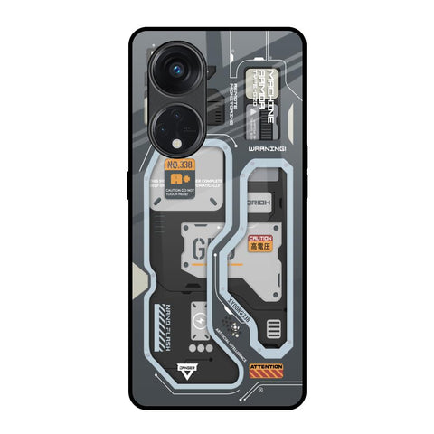 Retro Futuristic Glossy Case for Oppo Reno8T 5G