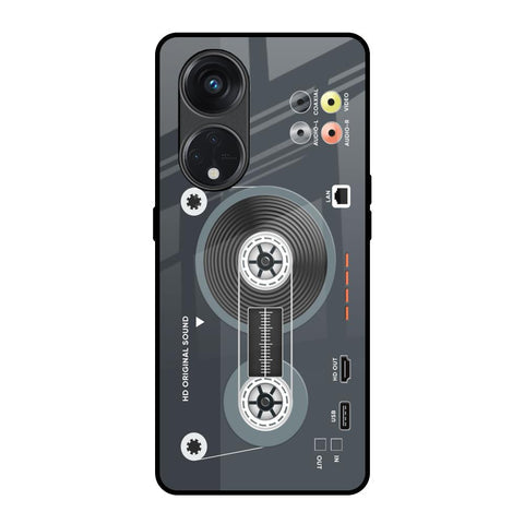 Retro Recorder Glossy Case for Oppo Reno8T 5G