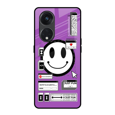 Code with Smile Glossy Case for Oppo Reno8T 5G