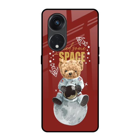 Astronaut Bear Glossy Case for Oppo Reno8T 5G