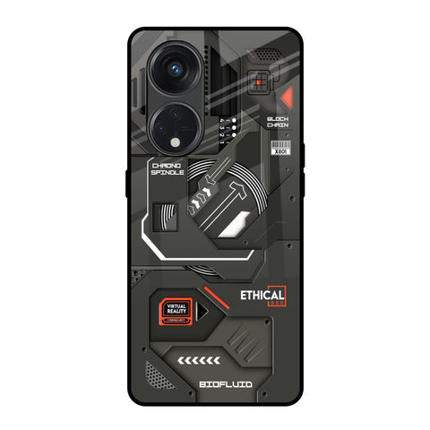 Tech Aesthetics Glossy Case for Oppo Reno8T 5G