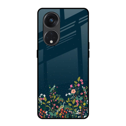 Small Garden Glossy Case For Oppo Reno8T 5G