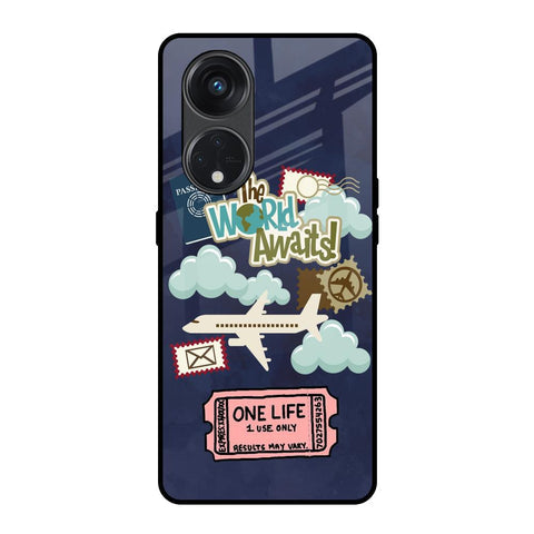 Tour The World Glossy Case For Oppo Reno8T 5G