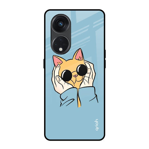 Adorable Cute Kitty Glossy Case For Oppo Reno8T 5G