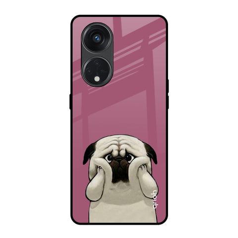 Funny Pug Face Glossy Case For Oppo Reno8T 5G
