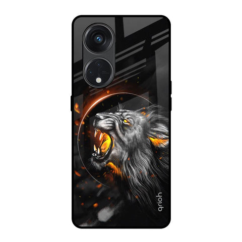 Aggressive Lion Glossy Case for Oppo Reno8T 5G