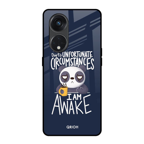 Struggling Panda Glossy Case for Oppo Reno8T 5G