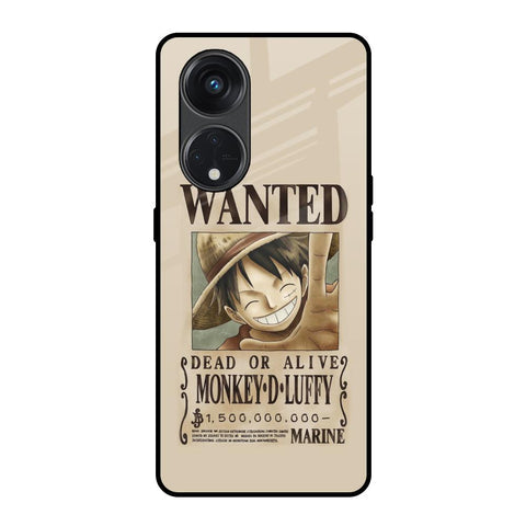 Luffy Wanted Glossy Case for Oppo Reno8T 5G