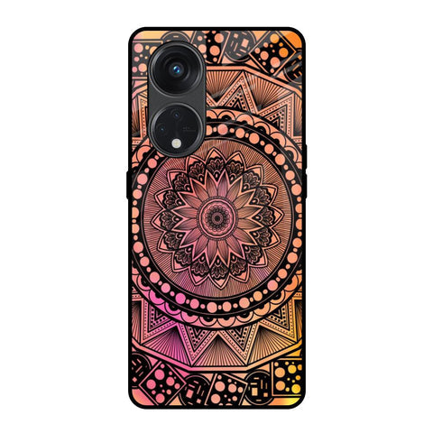 Floral Mandala Glossy Case for Oppo Reno8T 5G