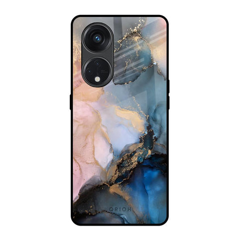 Marble Ink Abstract Glossy Case for Oppo Reno8T 5G