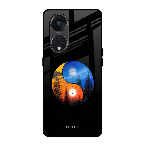 Yin Yang Balance Glossy Case for Oppo Reno8T 5G