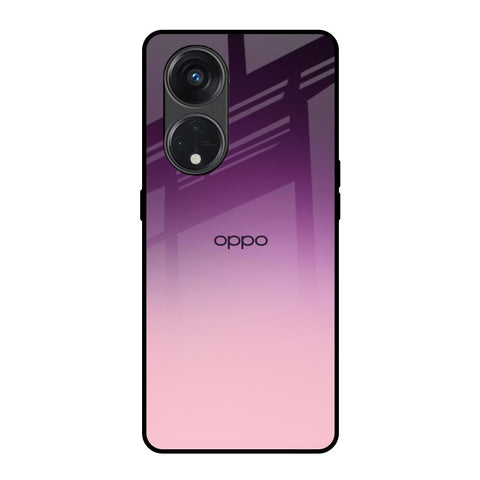 Purple Gradient Glossy case for Oppo Reno8T 5G